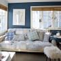 Resene Navigate living room blue wall