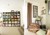 Resene Rice Cake living room bookcase