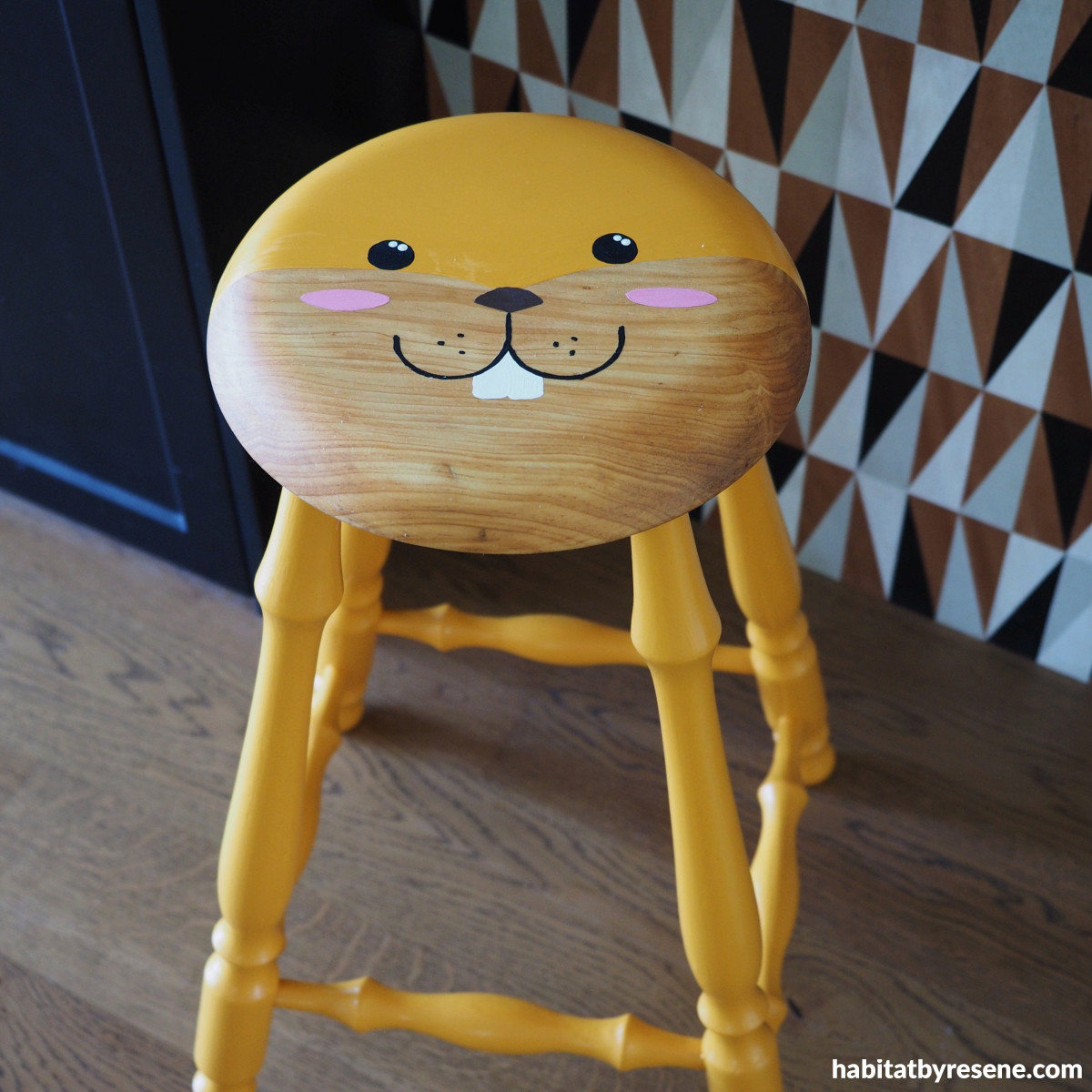 DIY: Create a kids’ animal face stool | Habitat by Resene