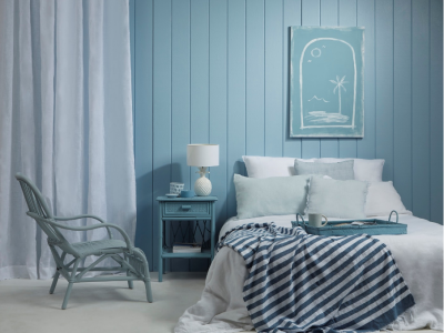 Going coastal:  How to create the laid-back beachy bach look using blues and whites