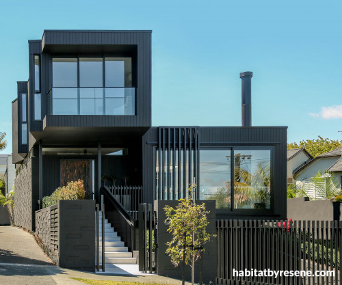 black house exterior box design