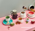 Pink and Green, Colourful Homewares, Pink Interiors, Green Interiors