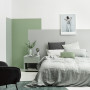 bedroom inspiration, green bedroom, green walls, decorating with green, Resene 