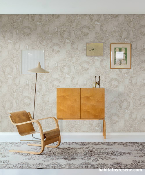 Scandi Interiors, Wallpaper, Scandinavian Design, Mid Century Furniture, Resene