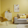 Yellow Interiors, Yellow Lounge, Warm Interiors, Mustard Interiors